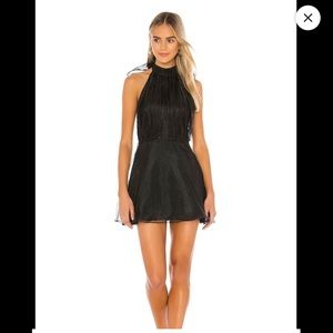 Lovers + friends heartbreaker dress in black M NWOT